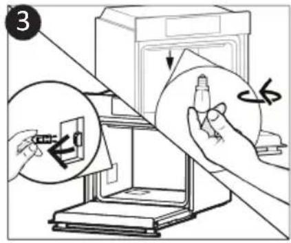 CANDY F IDC B100IT - Changing the Bulb (A seconda del modello del forno.) - 3