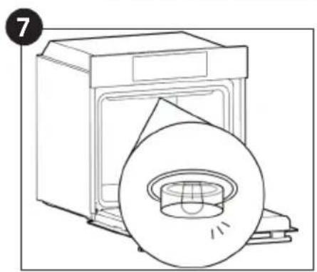 CANDY F ICOP X606 - Changing the Bulb (A seconda del modello del forno.) - 7