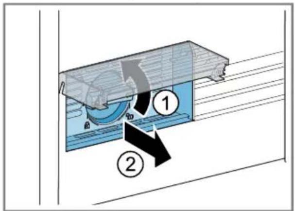 GAGGENAU RVF497190 - Remplacer le capuchon bypass par un filtre à eau - 2