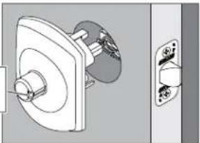 Schlage FE410 - CAUTION - 1