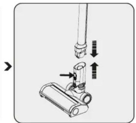 BEKO PowerClean VRT 86325 VI - Installation of the body and the brush - 2