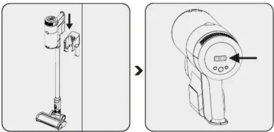 BEKO PowerClean VRT 86325 VI - Charging the appliance - 2