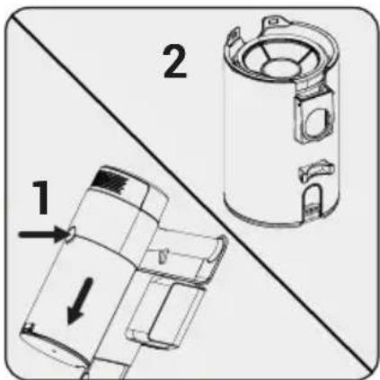 BEKO PowerClean VRT 86325 VI - Cleaning the Dust container and Filters - 5