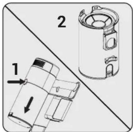 BEKO PowerClean VRT 86325 VI - Curățarea filtrelorși a recipientului pentru graf - 5