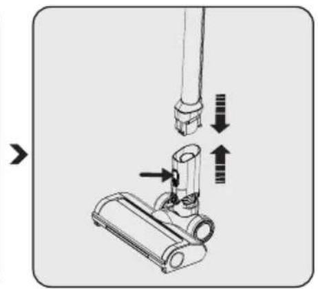 BEKO PowerClean VRT 86325 VI - Montimi i trupit dhe i furçès - 2