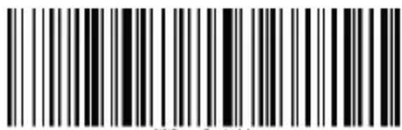 Black and white barcode image with vertical lines and a small 'X' mark at the bottom center.