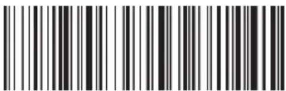Black and white barcode image with vertical lines on both sides