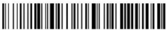 Black and white barcode image with vertical lines and a small number '1' at the bottom right.