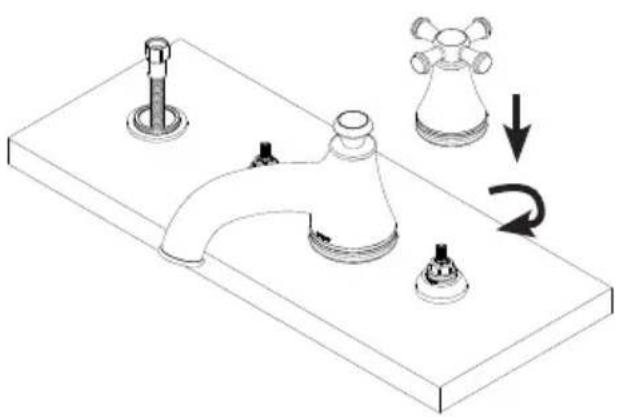 TOTO Silas TB210S - INSTALLATION PROCEDURE - Handles - 1