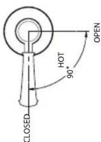 TOTO Silas TB210S - ROUGH-IN DIMENSIONS / DIMENSIONES PRELIMINARES / DIMENSIONS BRUTES - 5