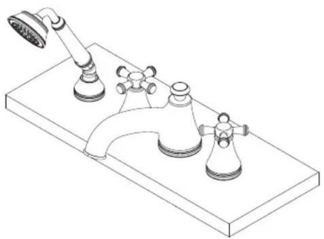 TOTO Silas TB210S - INSTALLATION PROCEDURE - Handshower - 3