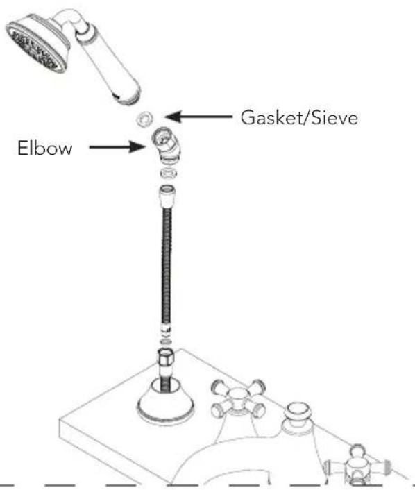 TOTO Silas TB210S - INSTALLATION PROCEDURE - Handshower - 2