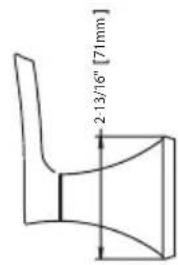 TOTO Silas TB210S - ROUGH-IN DIMENSIONS / DIMENSIONES PRELIMINARES / DIMENSIONS BRUTES - 3