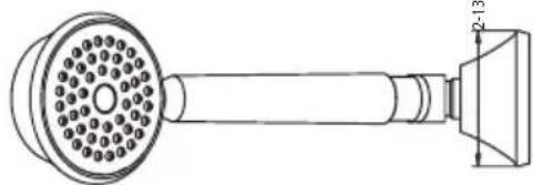 TOTO Silas TB210S - ROUGH-IN DIMENSIONS / DIMENSIONES PRELIMINARES / DIMENSIONS BRUTES - 9