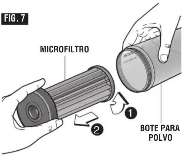BOSCH GEX 346N Professional - LIMPIEZA Y VACIADO DEL BOTE PARA POLVO - 2