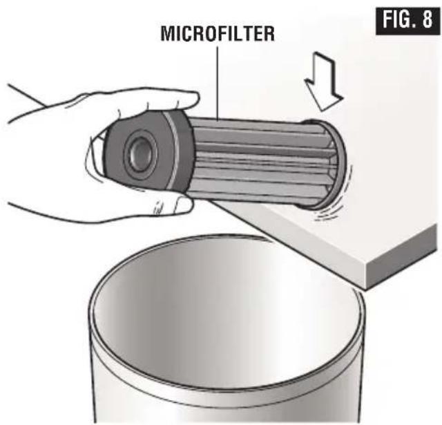 BOSCH GEX 346N Professional - CLEANING AND EMPTYING THE DUST CANISTER - 3