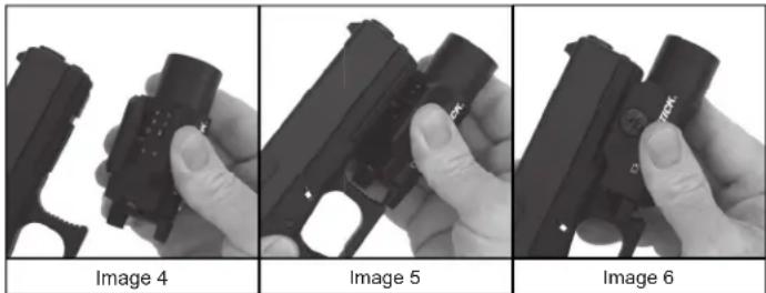 NightStick TWM350S - STEP 2. INSTALL THE LIGHT ONTO YOUR FIREARM - 1