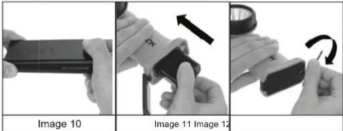 NightStick XPP5570RA - Removing the Non-Rechargeable Battery Carrier - 8