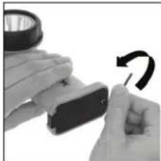 NightStick XPP5570RA - Removing the Non-Rechargeable Battery Carrier - 1