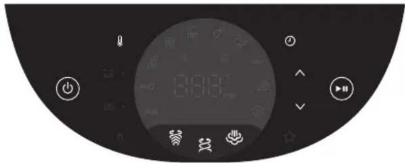 PHILIPS NA543 - Overzicht bedieningspaneel - 1