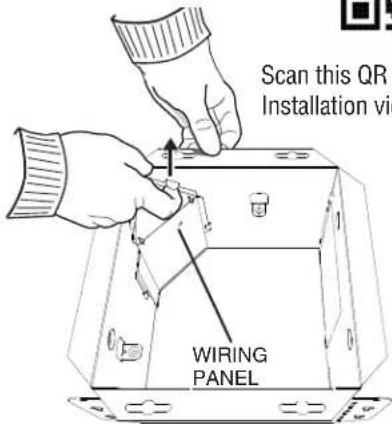 Scan this QR Installation vid WIRING PANEL