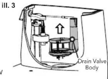 TOTO Eco Soirée MS964124CEFG - Replacing the Drain Valve - 3