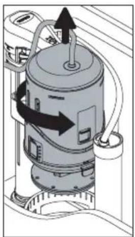 TOTO Eco Soirée MS964124CEFG - Replacing the Flush Valve (CST614CUFG Model Only) - 4