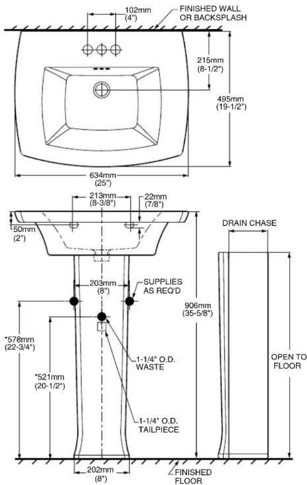 American Standard Edgemere 0445800 - OBSERVE LOCAL PLUMBING AND BUILDING CODES - 16