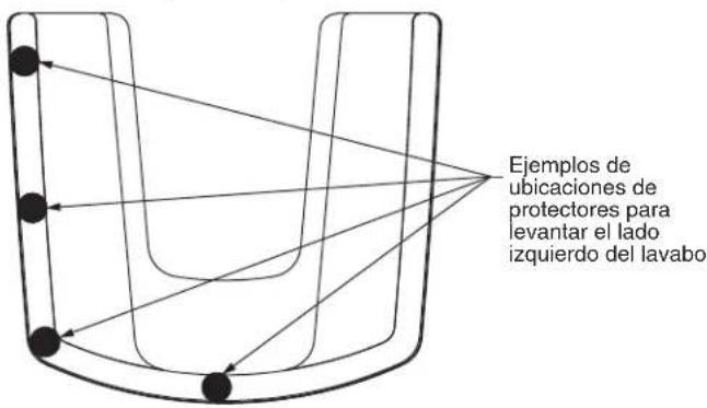American Standard Edgemere 0445800 - Preparación del lavabo con pedestal/consola - 2