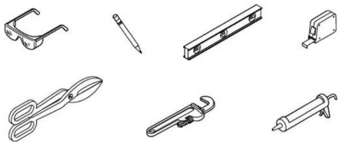KOHLER Mariposa K1239 - Tools and Materials - 1
