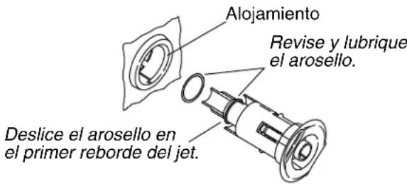 KOHLER Mariposa K1239 - Vuelva a instalar los jets - 1
