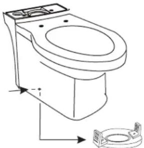 ProFlo PF9002SWH - Instale la base del retrete - 2