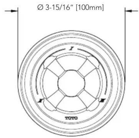 TOTO Vivian TS220X - ROUGH-IN DIMENSIONS / DIMENSIONES PRELIMINARES / DIMENSIONS BRUTES - 2
