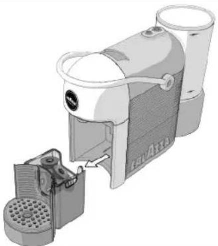Lavazza Jolie Plus - CLEANING THE CAPSULE COLLECTING DRAWER AND THE DROP COLLECTING - 1