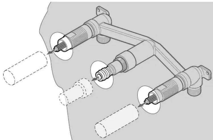 Pfister L0W80100 - Turn on Water and Perform Leak Test Encienda el agua y realice la prueba de fugas Allumez l'eau et effectuez un test d'étanchéité - 3