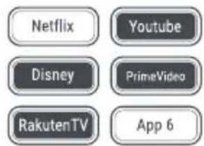 Netflix Youtube Disney PrimeVideo RakutenTV App 6
