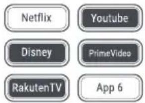 Netflix Disney RakutenTV Youtube PrimeVideo App 6