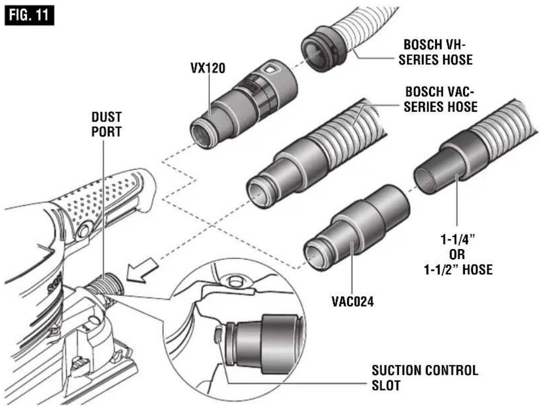 BOSCH OS50VC Professional - SUCTION CONTROL - 1