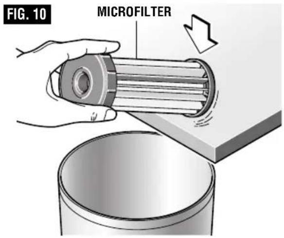 BOSCH OS50VC Professional - CLEANING AND EMPTYING THE DUST CANISTER - 2