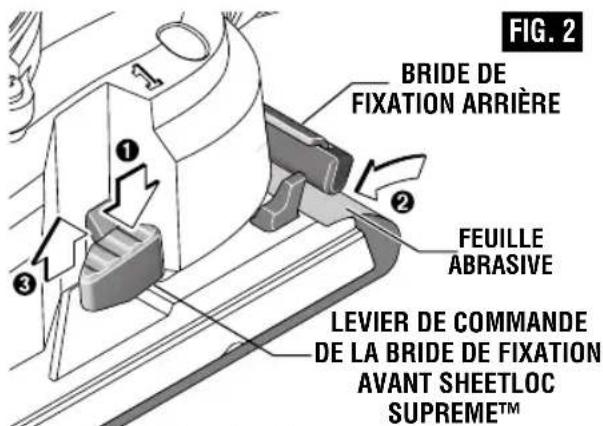 BOSCH OS50VC Professional - RETRAIT DE FEUILLES ABRASIVES ORDINAIRES - 2