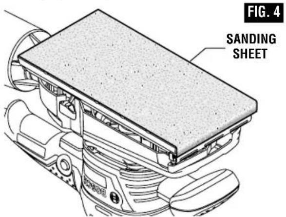 BOSCH OS50VC Professional - REMOVING REGULAR SANDING SHEETS - 1