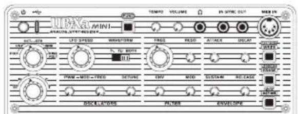 BEHRINGER UBXa MINI - UB-Xa MINI Controles - 1