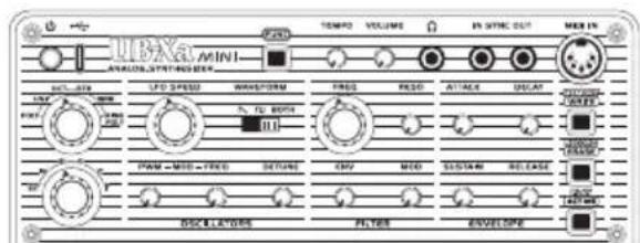 BEHRINGER UBXa MINI - UB-Xa MINI控制 - 1