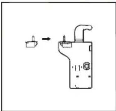 Exquisit CDJ255NF040EB - Inversion du sens d'ouverture de la porte - 8