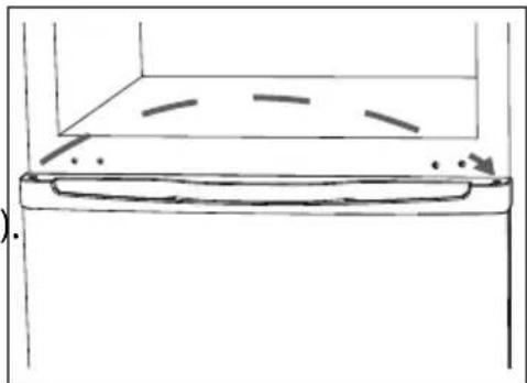 MEDION MD 37689 - Changing the door hinges - 8