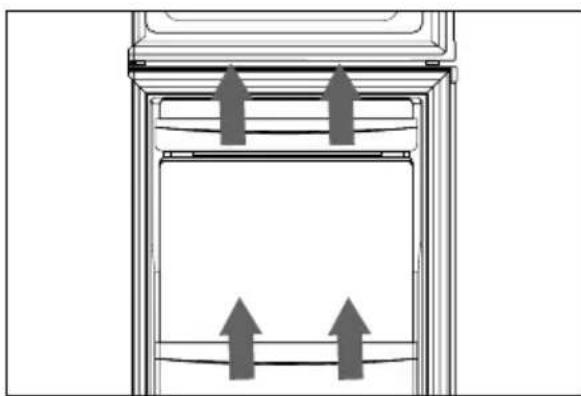 MEDION MD 37689 - Extracción/colonación de los componentos de la puerta - 1