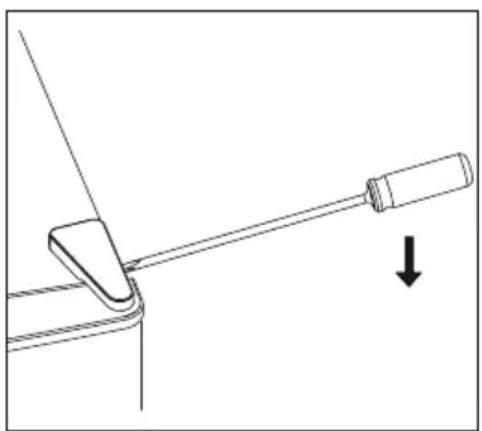 MEDION MD 37689 - Wechsel des Turanschlages - 1