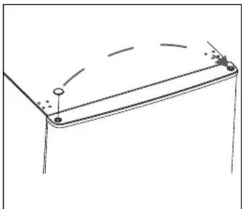 MEDION MD 37689 - Changing the door hinges - 4
