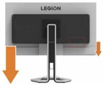 LENOVO Legion Pro 27Q10 - Connector et allumer votre moniteur - 2