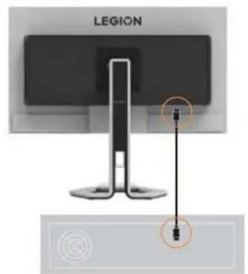 LENOVO Legion Pro 27Q10 - Connector et allumer votre moniteur - 4